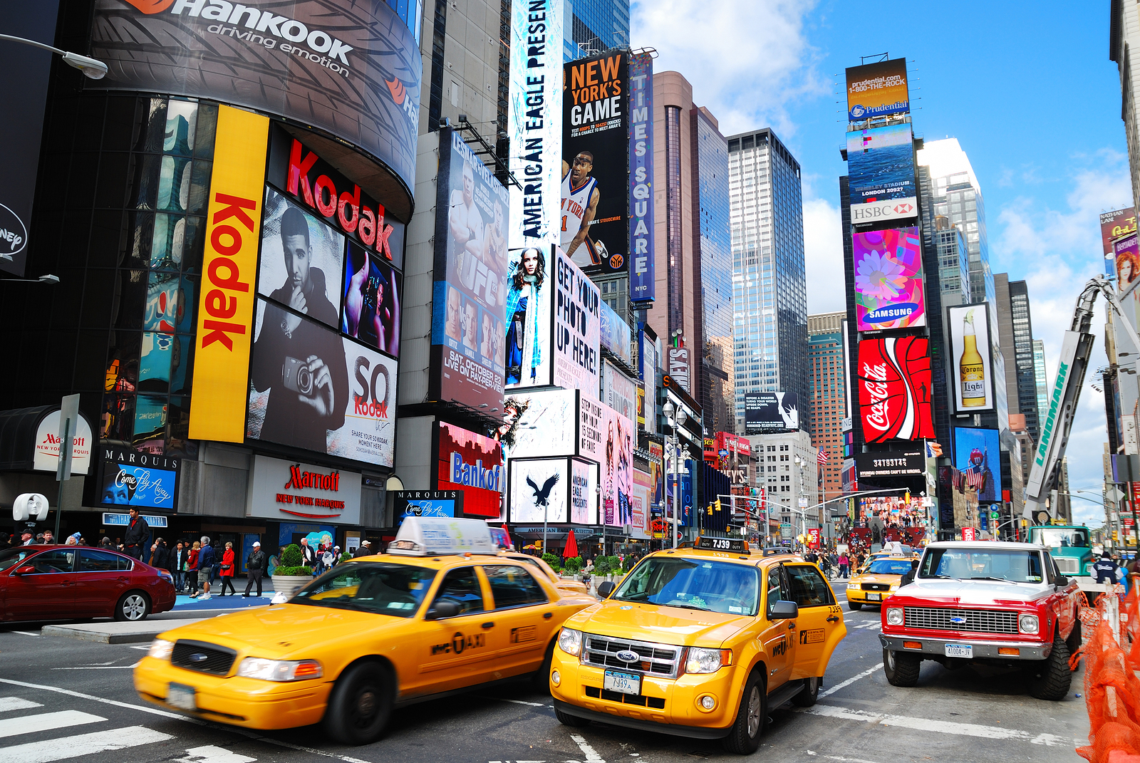 NEW YORK CITY – SEP 5: Times Square, featured with Broadway Thea
